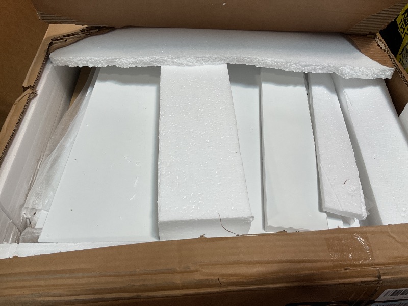 Photo 1 of ***POSSIBLY FOR PARTS / UNKNOWN MISSING PIECES OR DAMAGES*** CHogxp Makeup Vanity with Lighted Mirror & Electrical Outlet - 2 Shelves, 2 Drawers, Bottom Storage - Comes with Upholstered Stool ?White?