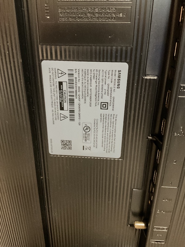 Photo 1 of ***DAMAGED SCREEN***Samsung 65-Inch Class Neo QLED 4K QN80F Series, Vision AI, Mini LED Smart TV (2025 Model, 65QN80F) Neo Quantum HDR, Object Tracking Sound Lite w/Dolby Atmos, NQ4 AI Gen2 Processor, Alexa Built-in