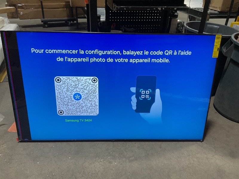 Photo 1 of ***DAMAGED SCREEN***Samsung 65-Inch Class Neo QLED 4K QN80F Series, Vision AI, Mini LED Smart TV (2025 Model, 65QN80F) Neo Quantum HDR, Object Tracking Sound Lite w/Dolby Atmos, NQ4 AI Gen2 Processor, Alexa Built-in