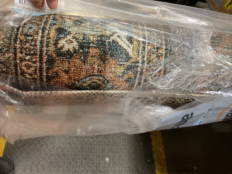 Photo 1 of Loloi Adrian Collection ADR-03 Terracotta/Multi 7'-6" x 9'-6", .19" Thick Area Rug