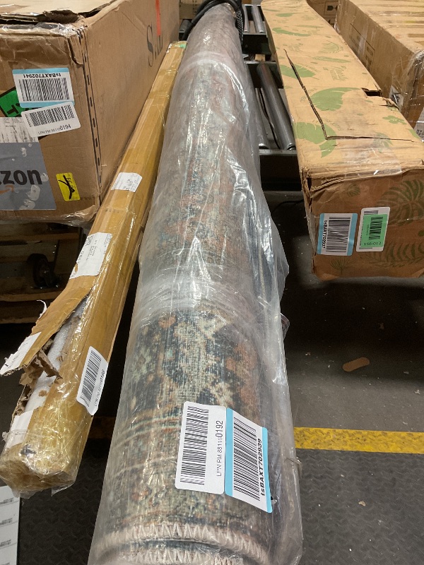 Photo 1 of Loloi Adrian Collection ADR-03 Terracotta/Multi 7'-6" x 9'-6", .19" Thick Area Rug