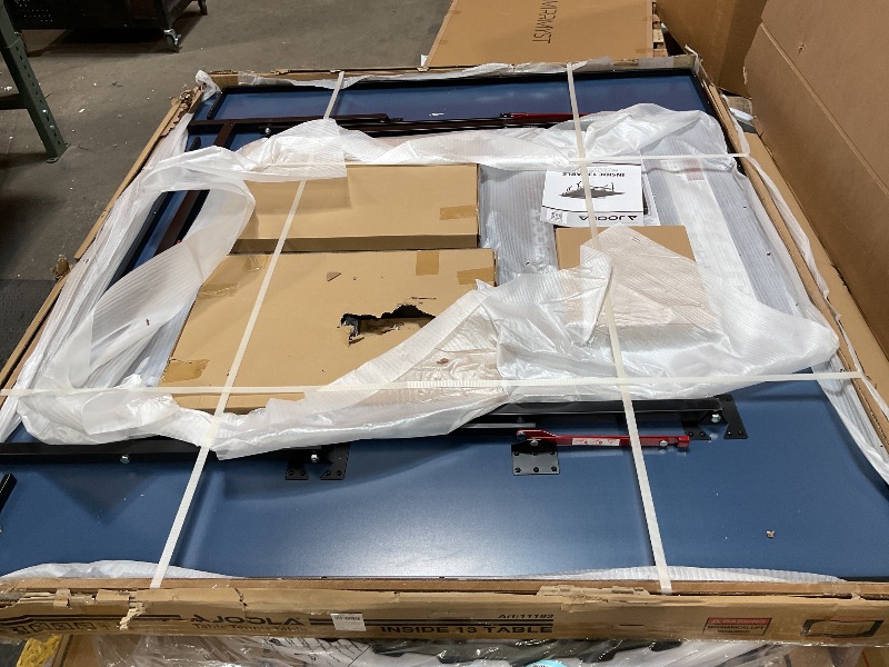 Photo 1 of ***MINOR SCRAPES ***JOOLA Inside 13 - Professional MDF Indoor Table Tennis Table with Quick Clamp Ping Pong Net and Post Set - 10 Minute Easy Assembly - Ping Pong Table with Single Player Playback Mode
