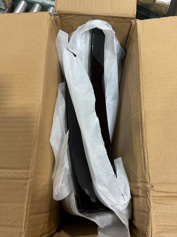 Photo 1 of **FOR PARTS/RIGHT SIDE IS DAMAGED*** ECOTRIC Headlights Headlamps Trim Bezel Black Compatible with 1992-1997 F250 F350 F450 Truck & 1992-1996 Bronco F150 Pickup Truck Replacement for Part Number FO2513135 FO2512131