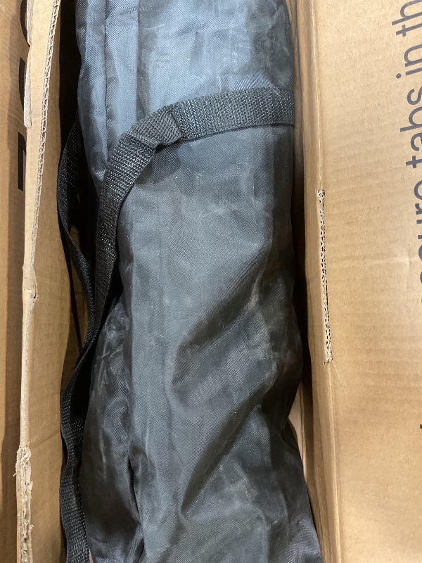 Photo 1 of 100 Inch Indoor and Outdoor Projector Screen with Stand for Movies or Presentations - HD Premium 16:9 Folding Free Tripod Screen with Carry Bag and Straps, Matte