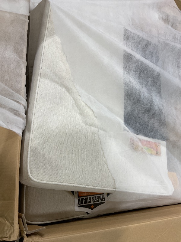 Photo 1 of ***TRUCK PICK UP ONLY***Serta Ainsley 72.6" Convertible Sleeper Sofa, Queen Size, Dreamcoil Comfort, Soft Woven Fabric, Oyster