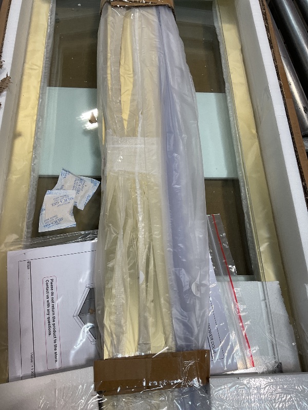 Photo 1 of  Shower Door in Brushed Gold