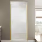 Photo 1 of  Shower Door in Brushed Gold