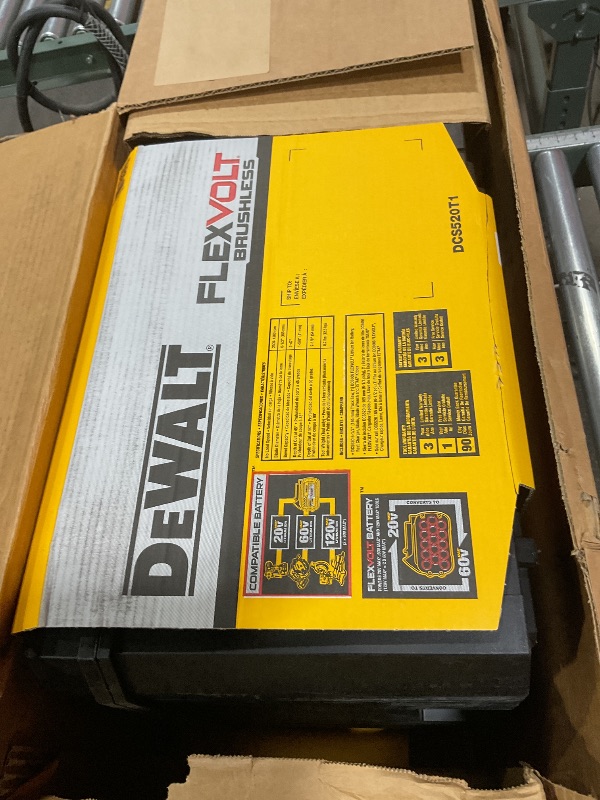 Photo 1 of DEWALT 60V MAX* Track Saw Kit with 59-Inch Track, 6-1/2-Inch (DCS520ST1)
