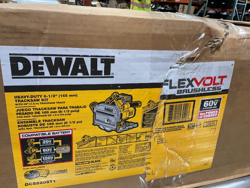 Photo 1 of DEWALT 60V MAX* Track Saw Kit with 59-Inch Track, 6-1/2-Inch (DCS520ST1)