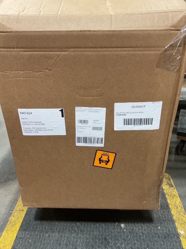 Photo 1 of ***PARTIAL SET/ BASE ONLY**** Duravit, 2160010085, DuraStyle Elongated Toilet Bowl Only - Less Seat, White