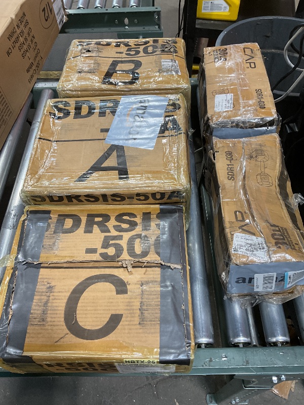 Photo 1 of ***NO RACK/WEIGHTS ONLY***Barbell 210 LB Rubber Coated Hex Dumbbell Hand Weight Set with Vertical Black Rack | Chrome Handles