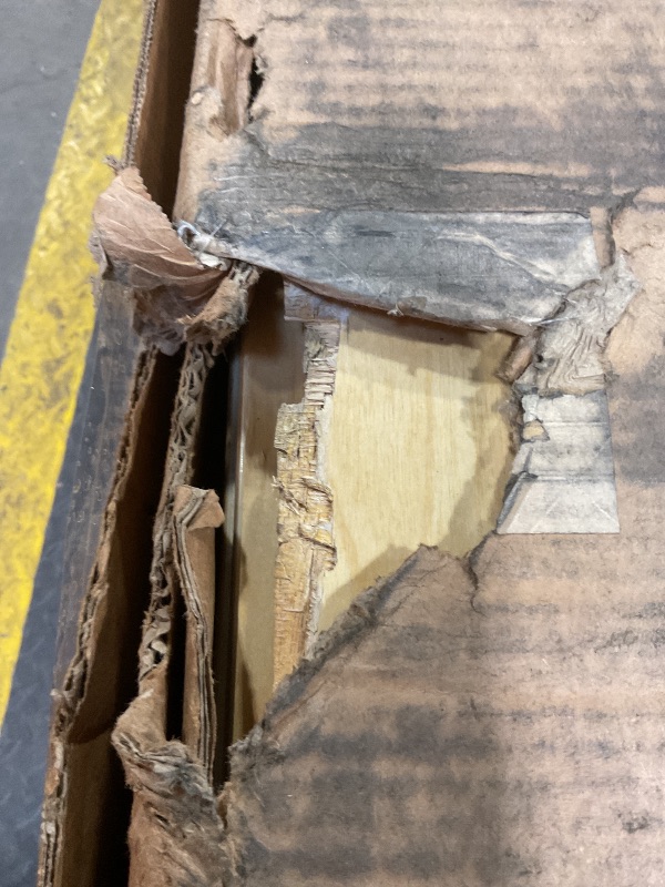 Photo 1 of ***MAJOR DAMAGE ***Contender Extra Large Folding Mobile Storage Organizer for Daycare Classroom Preschool, Wood Furniture on Rolling Casters with 4 Shelves for Toys, Puzzles, Books