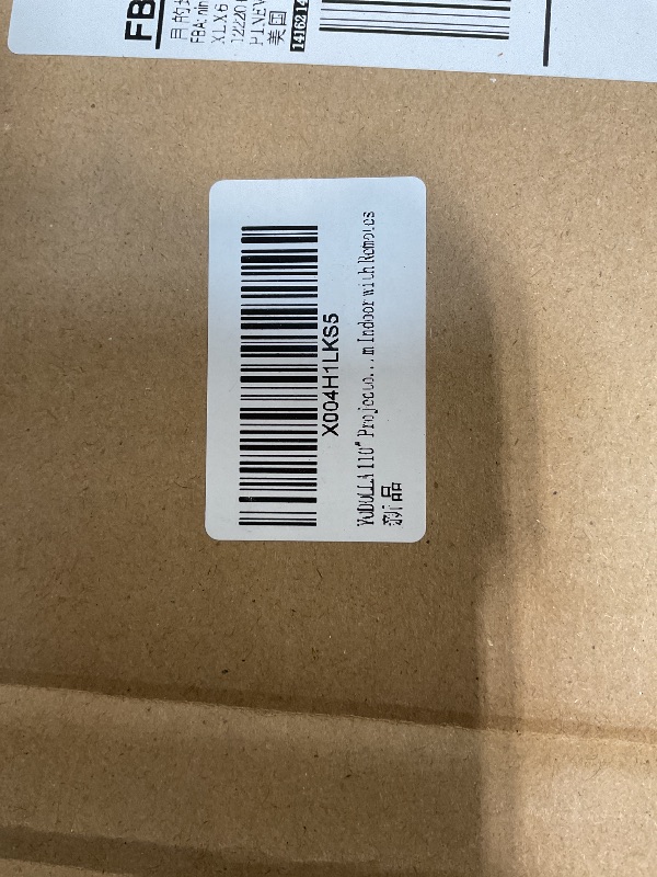 Photo 1 of ***MINOR DAMAGE ***YODOLLA 110" Projector Screen Motorized 16:9, 4K HD Pull Down Retractable Projection Screens Electric Automatic Wall Ceiling Movie Screen for Office Classroom Indoor with Remotes