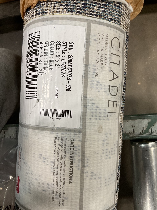 Photo 1 of ***NOT WRAPPED IN ANYTHING *** Citadel 5x8 Rug, Blue