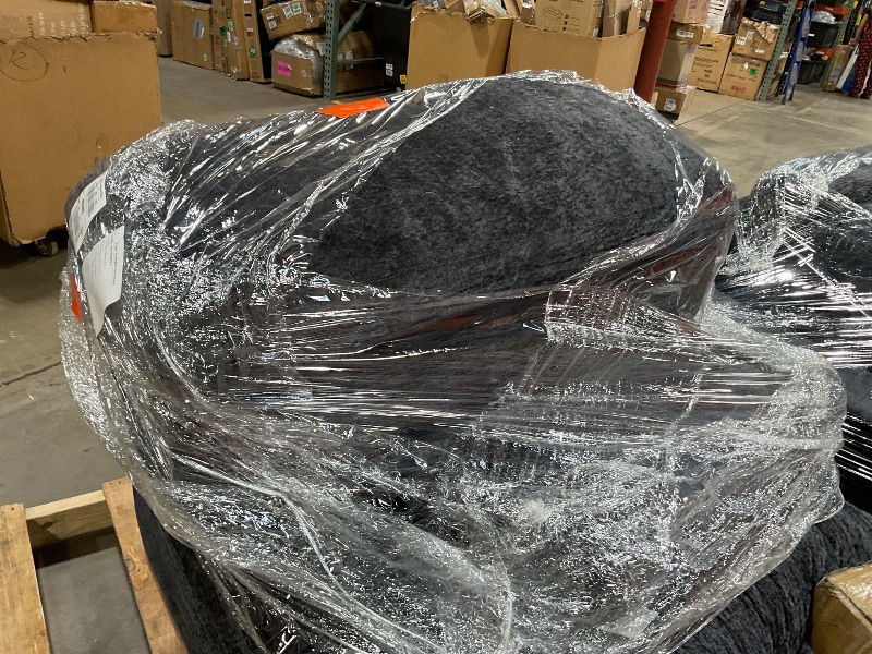 Photo 1 of ***MISSING ONE OTTOMAN/USED***Vamcheer Modular Sectional Cloud Couch - Utra Soft U Shaped Couch with 2 Movable Ottoman, Deep Seat Boneless Couches for Living Room Bedroom, No Assembly Required, Black