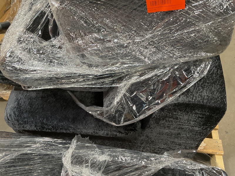 Photo 1 of ***MISSING ONE OTTOMAN/USED***Vamcheer Modular Sectional Cloud Couch - Utra Soft U Shaped Couch with 2 Movable Ottoman, Deep Seat Boneless Couches for Living Room Bedroom, No Assembly Required, Black