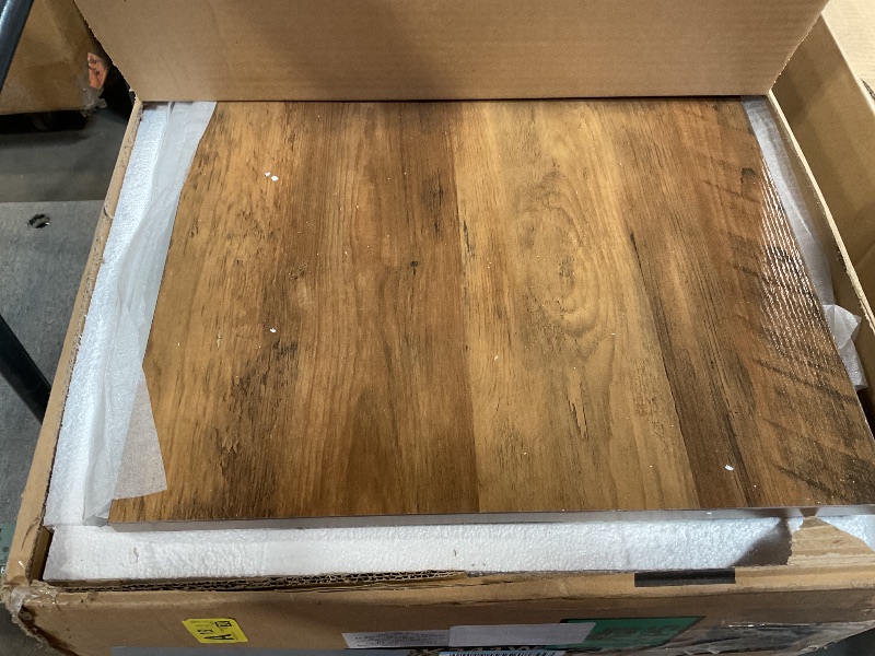 Photo 1 of ***FOR PARTS ONLY /HAS DOUBLE ASSEMBLY PIECES*** VASAGLE LIRY Collection - Buffet Cabinet, Coffee Bar Cabinet with a Drawer, Adjustable Shelf, Sideboard Storage with Cable Hole, Drawer Divider, Rustic White and Honey Brown UBBK341W01