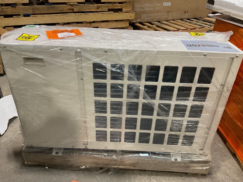 Photo 1 of ***USED, MISSING PARTS, MINOR DAMAGE, UNTESTED ***12,000 Gallon Electric Pool Heater, Suitable for Above Ground Pool Heaters, 50,000 BTU Pool Heat Pump, Supports WiFi Timer, Dual-Mode Heating and Cooling Pool Heater, 220V-240V