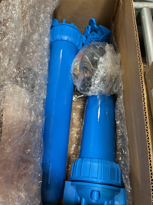 Photo 1 of ***PARTIAL SET, MISSING BOX 2 OUT OF 4***Aquasana Whole House Well Water Filter | 500K Gallons | UV, Carbon & KDF | Salt-Free Softener Alternative | Install Kit | Tackles up to 99.99% Chlorine, Bacteria, Viruses & Scale | EQ-WELL-UV-PRO-AST
