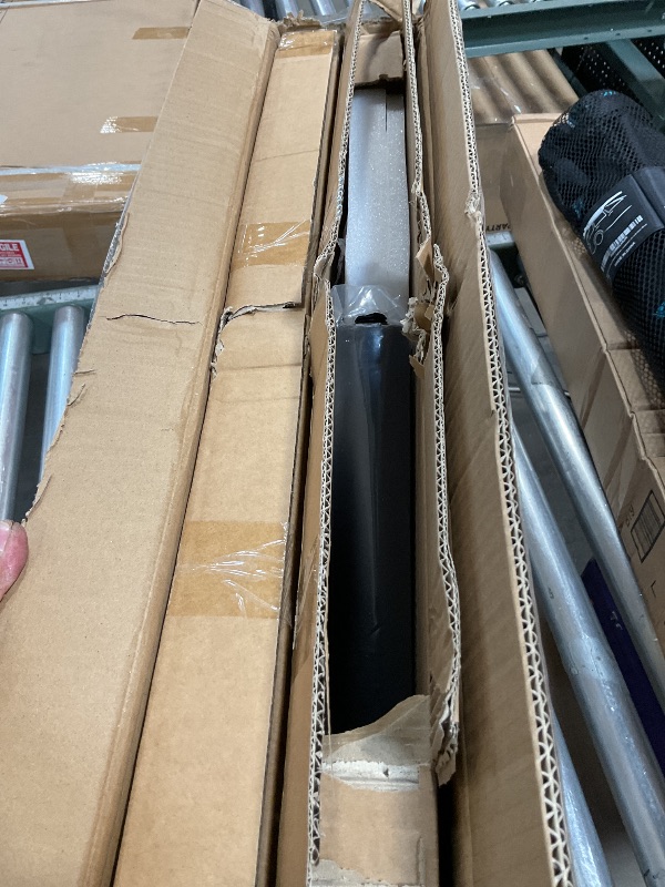 Photo 1 of **NO SIGNS**Mutualsign Parking Sign Post 49" Heavy Duty Cast Iron Parking Signs Stand, Movable Sign Stand for Hanging Signs, Black (20lbs, 2Packs)