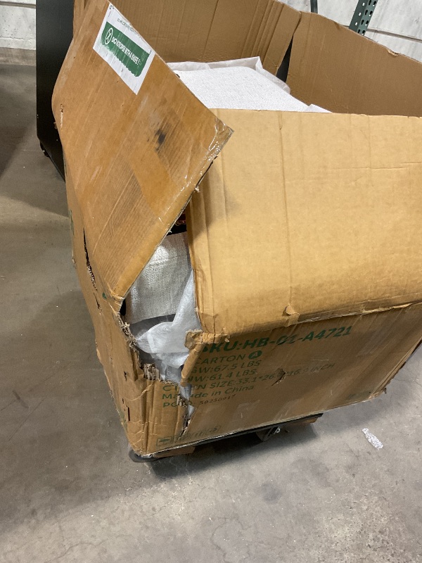 Photo 1 of **SELLING FOR PARTS AS PARTIAL SET. BOX A OF SET. WHITE COUCH