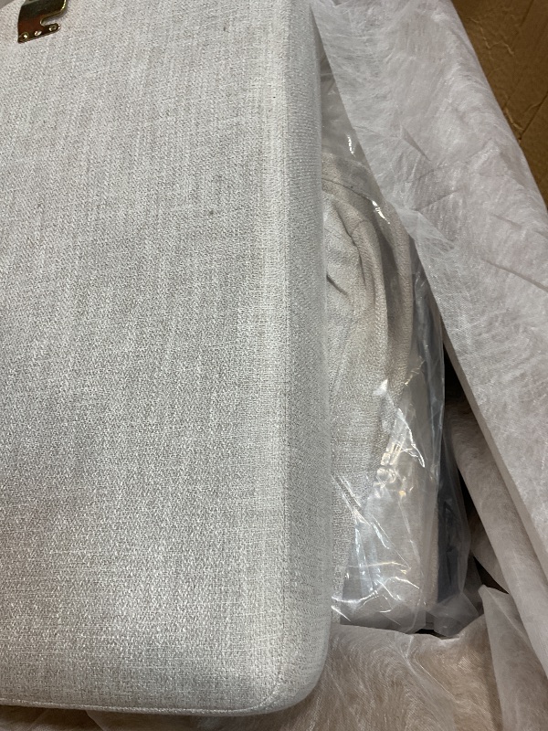 Photo 1 of **SELLING FOR PARTS AS PARTIAL SET. BOX A OF SET. WHITE COUCH