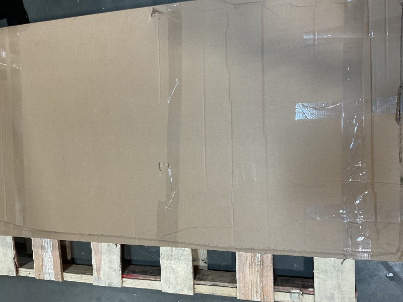 Photo 1 of ****MISSING HEADBOARD AND PRODUCT COLOR DIFFERS FROM STOCK PHOTO****Zinus Misty Upholstered Platform Bed Frame/Mattress Foundation/Wood Slat Support/No Box Spring Needed/Easy Assembly, Taupe, King