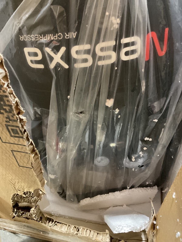 Photo 1 of **MISSING ALL THE WHEELS**14 Gallon Ultra Quiet Air Compressor with 2 Quick Couplers 2HP 8.75 CFM, Max 115 PSI Pressure Oil-Free Air Compressor Tank, 70dB Quiet Compressor for Auto Repair, Tire Inflation 110V/60hz