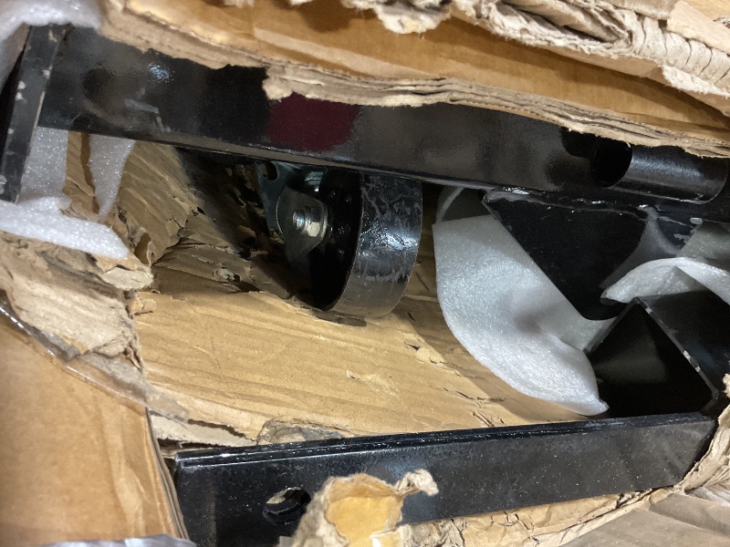 Photo 1 of **SCRAPES**2-Ton Folding Engine Hoist Cherry Picker 4400 Lb Capacity Hydraulic Shop Crane with Telescoping Boom 6 Caster Wheels for Automotive Repair (Black, Engine Hoist with Lever)