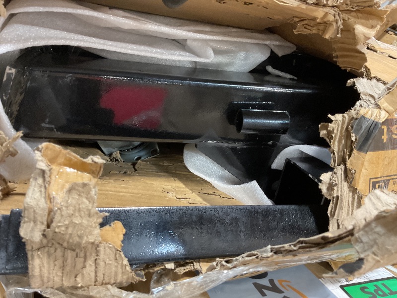 Photo 1 of **SCRAPES**2-Ton Folding Engine Hoist Cherry Picker 4400 Lb Capacity Hydraulic Shop Crane with Telescoping Boom 6 Caster Wheels for Automotive Repair (Black, Engine Hoist with Lever)