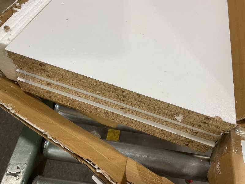 Photo 1 of **MINOR CORNER DAMAGES. SCRATCH IN THE MIDDLE**ClosetMaid SuiteSymphony Wood Closet Organizer Starter Kit with Tower and 3 Hang Rods, Shelves, Adjustable, Fits Spaces 4 – 9 ft. Wide, Pure White