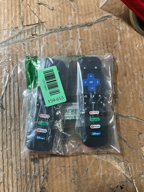 Photo 1 of (Pack of 2) Replacement-Remote-Control for Roku-TV,Compatible for TCL Roku/Hisense Roku/Onn Roku/Philips Roku Smart TVs(Not for Roku Stick and Box)