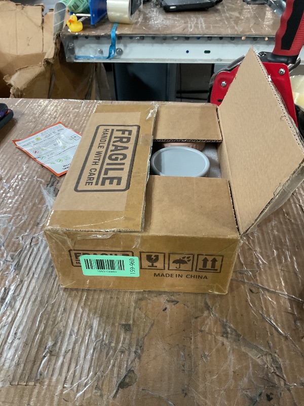 Photo 1 of (damaged lids) DRKIO 6 Pack Glass Baby Food Storage Containers - 4 Oz Baby Food Jars with Lids 