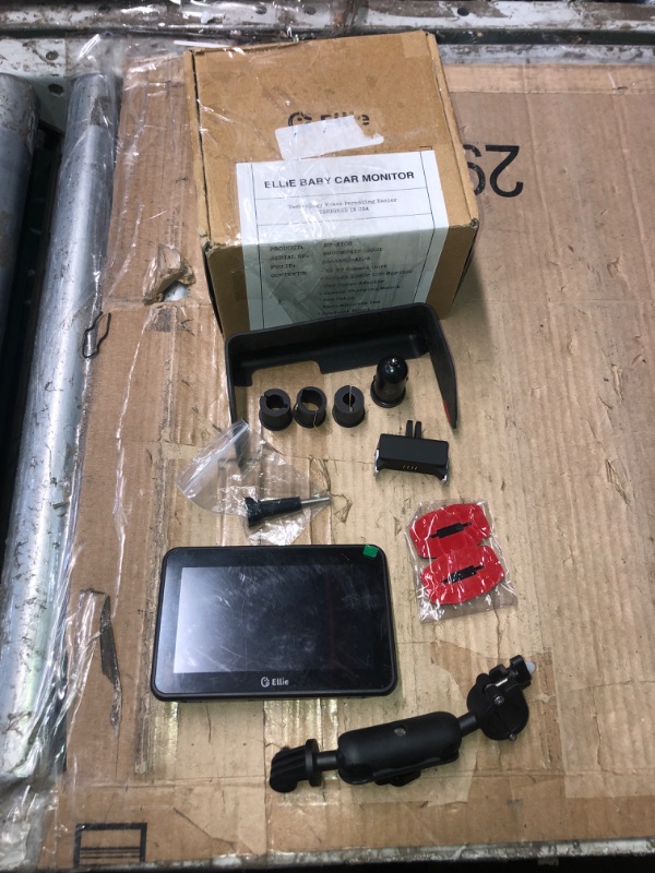 Photo 1 of ***FOR PARTS ONLY//NON FUNCTIONAL***(MISSING HARDWARE//COSMETICS)
Ellie Baby Car Monitor, 2K UHD Backseat Monitor with Color Night Vision, Face Tracking, Dual Display for 2 Kids, Wide View Car Baby Camera, Smart Video Capture & App Control