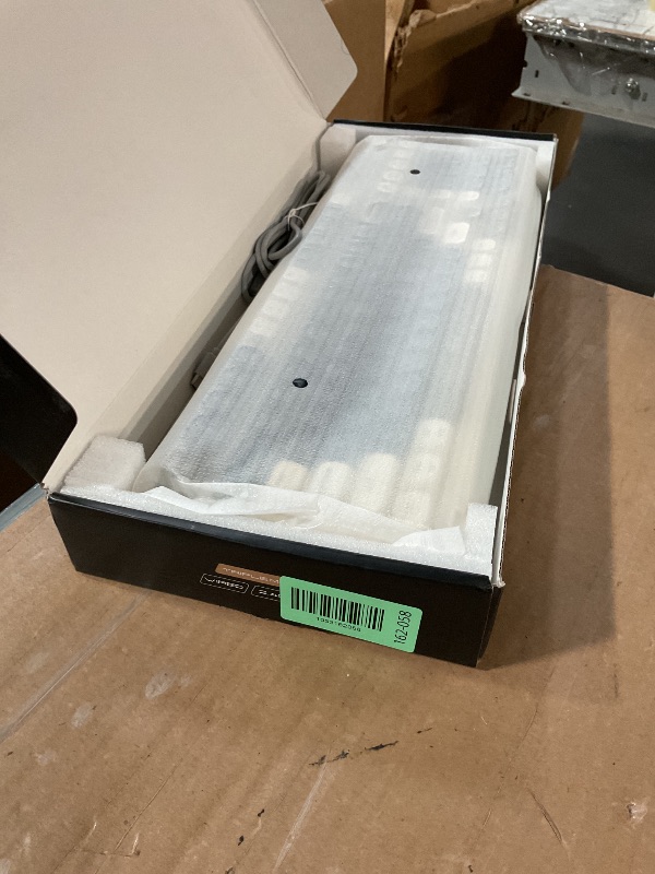 Photo 1 of (used/fair) AULA S99 Pro Wireless Keyboard, Gaming Keyboards Media Knob Custom RGB Backlit, 3-Modes BT/2.4G/USB-C Membrane Cute Creamy Keyboard for Windows/MAC/PC Gamer - Blue White