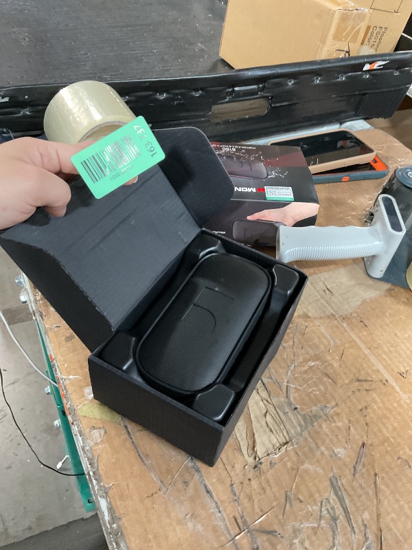Photo 1 of *** LOW QUALITY****      Monster S150 Speaker, Strong Bluetooth 5.4, IPX7 Waterproof Wireless Speaker, Support Sulti-Channel Connection, HD Hands-Free Calling, Compact Design Bluetooth Speakers