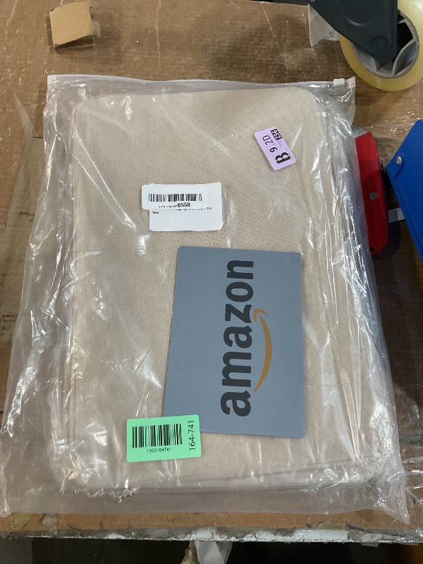 Photo 1 of (USED/FAIR) 4 Pack Closet Cloth Storage Bins for Shelves, Medium Storage Baskets for Shelves, Fabric Bins for Closet organization with Handles? Beige 15''L x 10.2''W x 7.5''H?