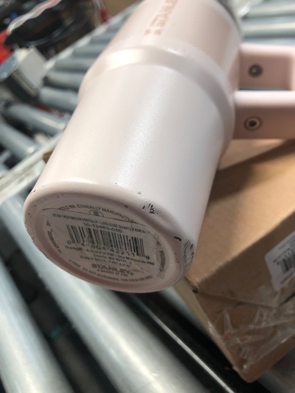 Photo 1 of (see images for damage) Stanley Quencher ProTour Flip Straw Tumbler with Leakproof Lid 14 oz | Built-In Straw and Handle | Cup Holder Compatible for Travel |