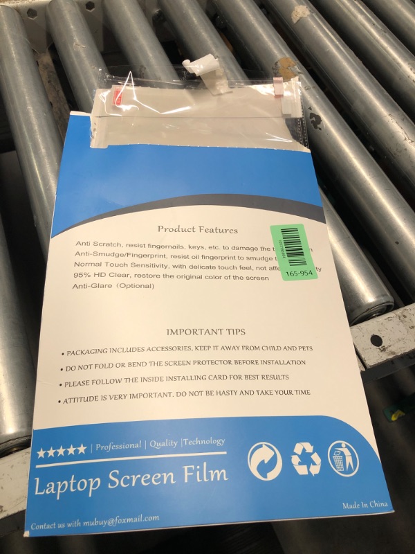 Photo 1 of (missing pieces) 2-Pack 15.6 Inch Laptop Screen Protector for 15.6" HP/Dell/Sony/Samsung/Lenovo/Acer/MSI/LG/Razer/Toshiba/Asus