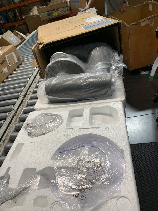 Photo 1 of ** For parts only ** ZACME Mixers Kitchen Electric Stand Mixer 5.5QT 600W, Aluminum die casting and Gears, Dual Cooling System, Low Noise, DC Motor, LED Display and Timing Function, Tilt-head Metal Food Mixer, Grey