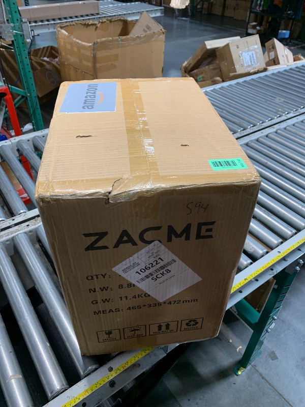 Photo 1 of ** For parts only ** ZACME Mixers Kitchen Electric Stand Mixer 5.5QT 600W, Aluminum die casting and Gears, Dual Cooling System, Low Noise, DC Motor, LED Display and Timing Function, Tilt-head Metal Food Mixer, Grey