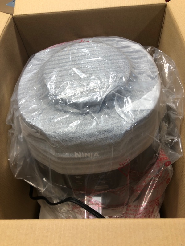 Photo 1 of (HEAVILY USED) (PARTS) Ninja | Air Fryer | 4 QT Capacity | 4-in1 Roast, Crisp, Roast, Reheats, & Dehydrates | Dishwasher Safe Parts | Includes 20 Easy & Healthy Recipes | Compact | Grey | AF101