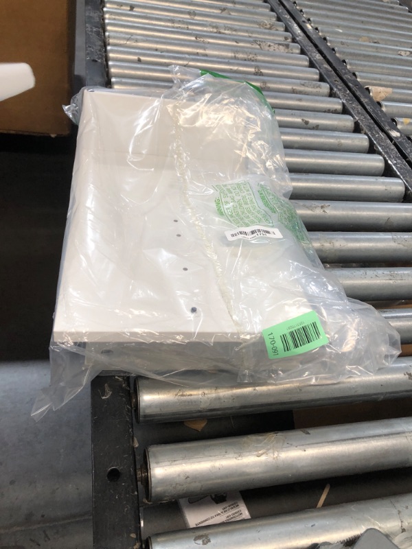 Photo 1 of TAVR Furniture Dual Monitor Stand Riser, Computer Monitor Stands for 2 Monitors, Extra Long Multifunctional Desktop Organizer Riser for Computer, Laptop, PC, Printer, TV, Max 43.3" Length, White