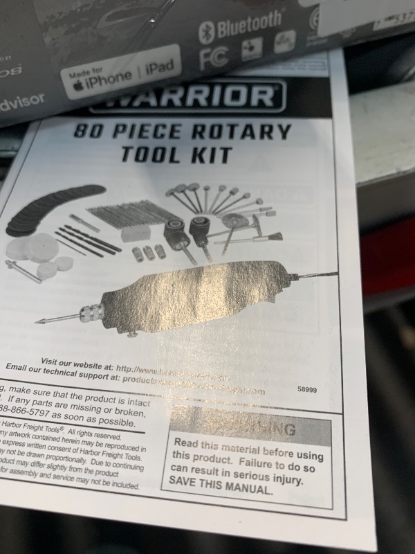 Photo 1 of (used)(incomplete)(see images)  Versatile Rotary Tool Kit with Flex Shaft