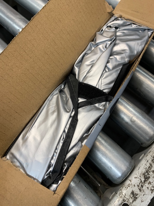 Photo 1 of [Upgrade] Portable Cybertruck 2024-2025 Windshield Sunshade Umbrella [Military-Grade Sturdy] with Carry Bag,Ice Crystal Durable Compact Shade Umbrella UPF50+ UV Front Window Protection Outdoor Camping