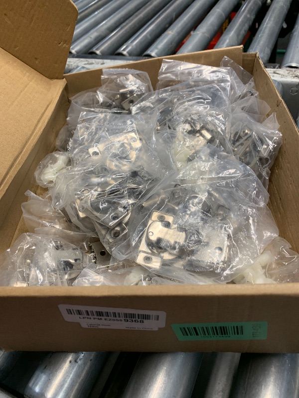 Photo 1 of (PARTIAL SET) Chibery 50 Pack 3/8" Overlay 3D Soft Close Concealed Hinge for Face Frame Door, Smooth Slow Self Closing Hinges, Satin Nickel, Hidden 105° Open Angle Stainless Steel Hinge for Kitchen Cabinet Door
