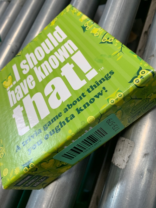 Photo 1 of (unknown if complete) I should have known that! - A Trivia Game About Things You Oughta Know