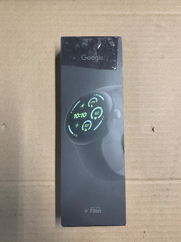 Photo 1 of (used)Google Pixel Watch 3 (45mm) 2024 Model - Android Smartwatch, Heart Rate Tracking, Fitbit Advanced Running, Fitness Insights, 24-Hour Battery 