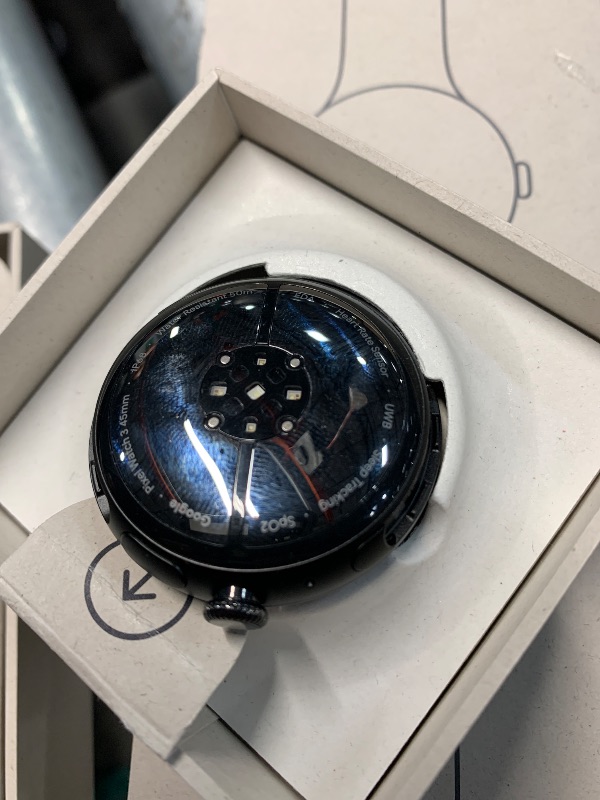 Photo 1 of (used)Google Pixel Watch 3 (45mm) 2024 Model - Android Smartwatch, Heart Rate Tracking, Fitbit Advanced Running, Fitness Insights, 24-Hour Battery 