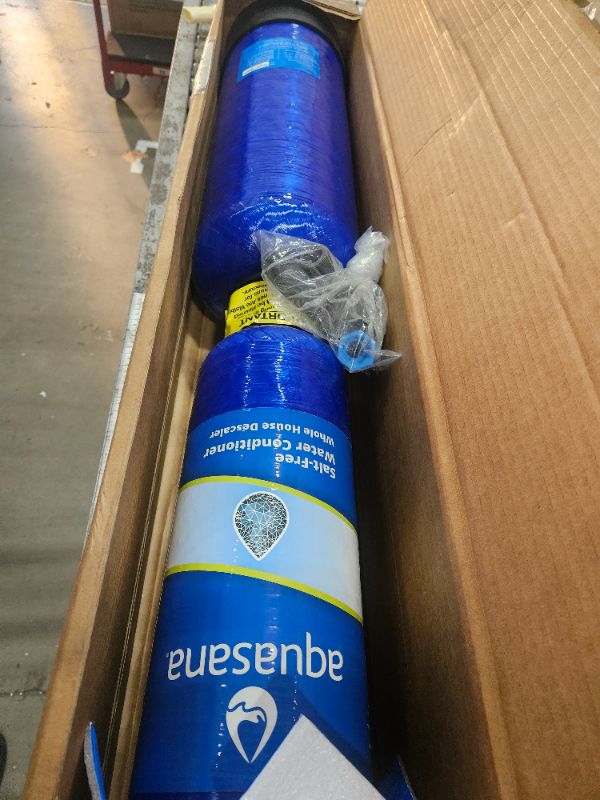 Photo 1 of ***PARTIAL SET box 2 of 4, missing 3 boxes - PRICE ADJUSTED*** Aquasana Whole House Water Filter System | 1,000,000 Gallons | Salt-Free Softener Alternative | UV, Carbon & KDF | Tackles up to 99.99% Chlorine, Bacteria, Viruses, Cysts & Scale | EQ-1000-AST
